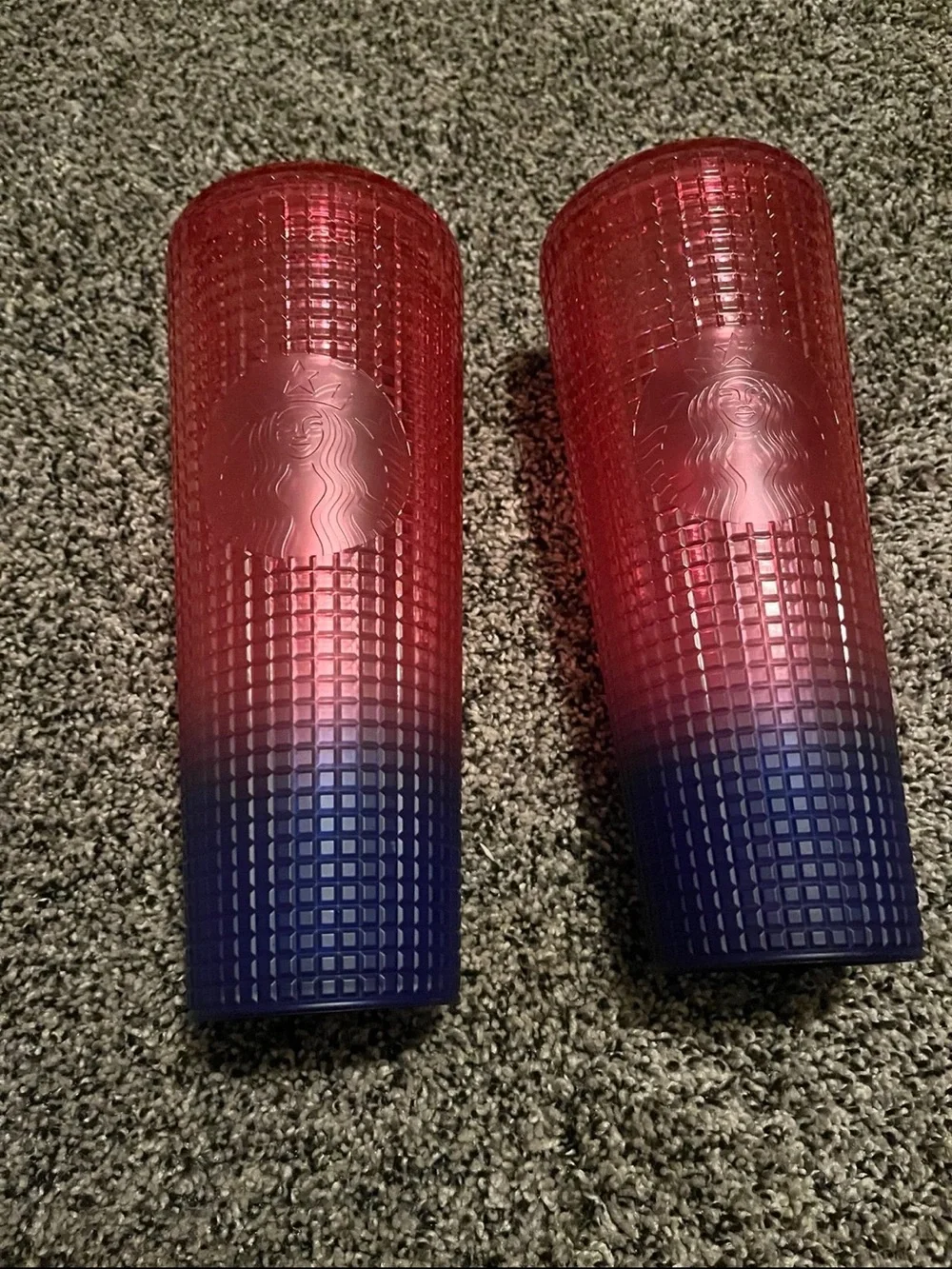 Set of two Starbucks cups